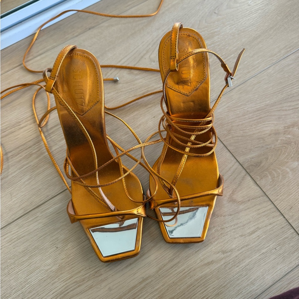SCHUTZ Orange Heels
